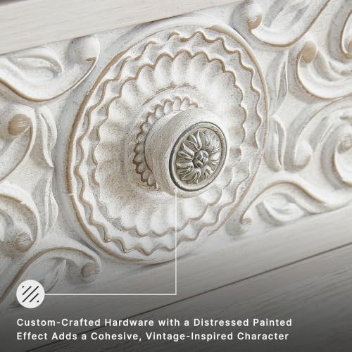 Signature Design by Ashley Paxberry 5 Drawer Chest of Drawers, Whitewash - image 4