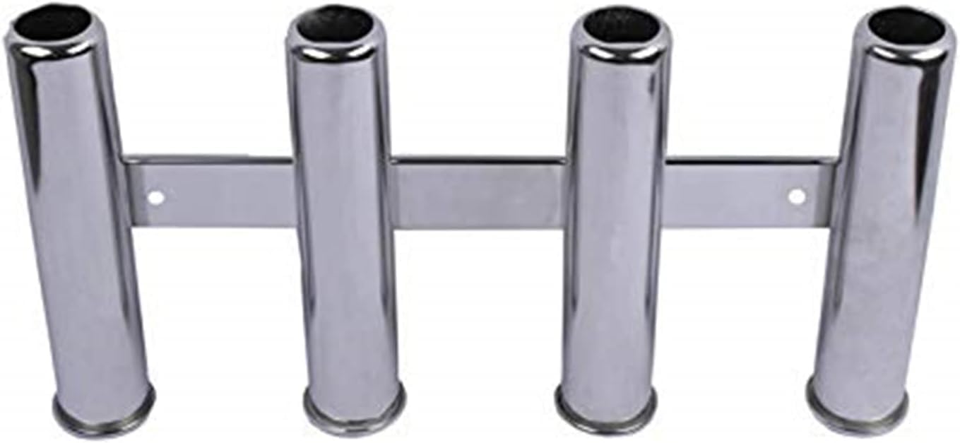 Soporte para caña de pescar para barco, acero inoxidable 316, acabado espejo, soporte multiusos para caña de pescar, estilo colgante de pared, para barco, yate, cámper, RV