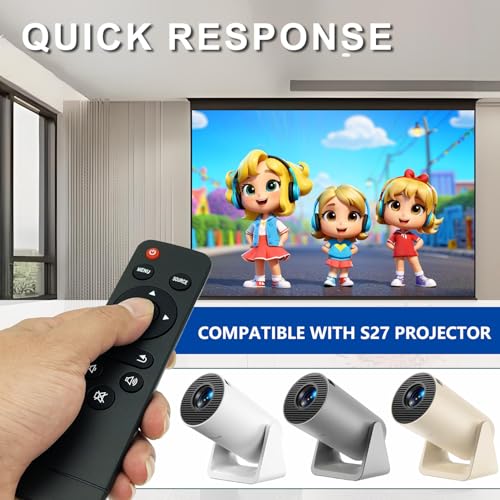 Image of Replacement mini Projector Remote Compatible with Wimius S27 Mini Projector Remote Control (S27Remote Control)