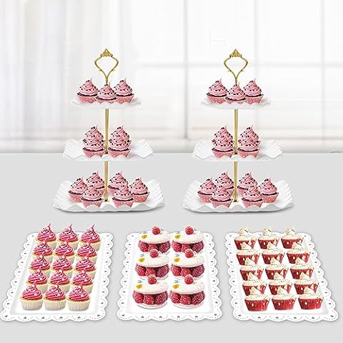 PinCute 5 Pcs Dessert Table Display Set Cover