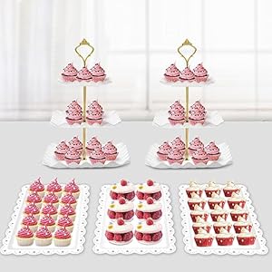 PinCute 5 Pcs Dessert Table Display...
