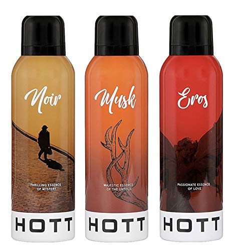 HOTT Deodorant 200ml (Pack of 3-200 ml each)