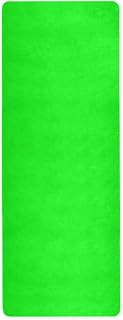 Yoga Mat Neon Green Solid Color 1 mm Non‑Slip Fitness Exercise Mat Lightweight Travel Workout Mat for Gym, Pilates & Stretching, Incluede Storage Bag