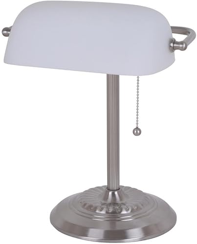 Catalina Lighting Lámpara de escritorio tradicional, bronce aceitado, hogar inteligente capaz para oficina en casa, dormitorio, apartamento, con