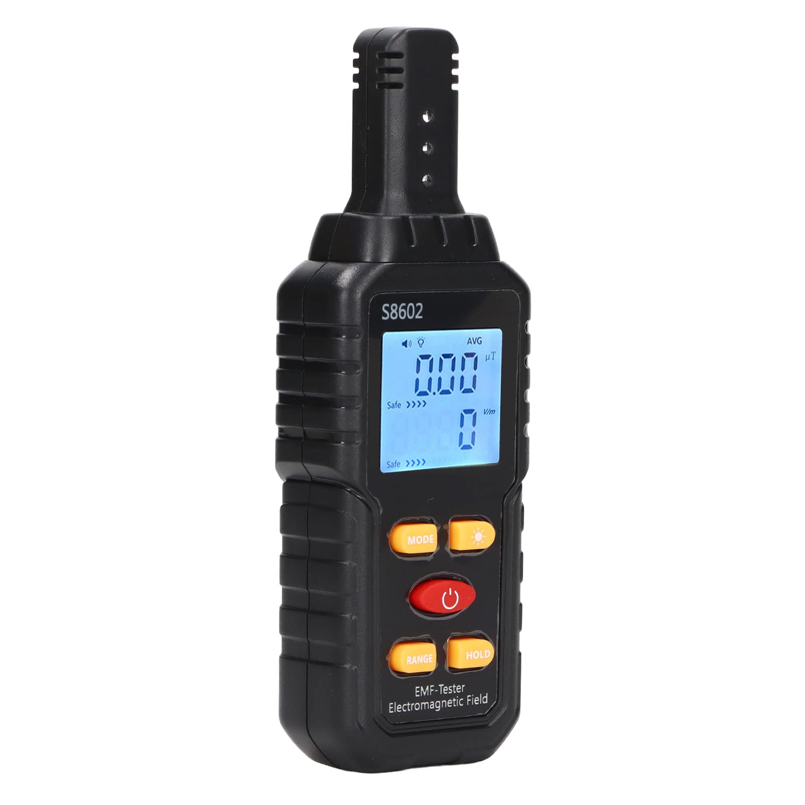 Rilevatore EMF Tester per Radiazioni Elettromagnetiche Portatile Rilevatore EMF LCD Misuratore di Campo Magnetico Display Digitale Ispezioni EMF