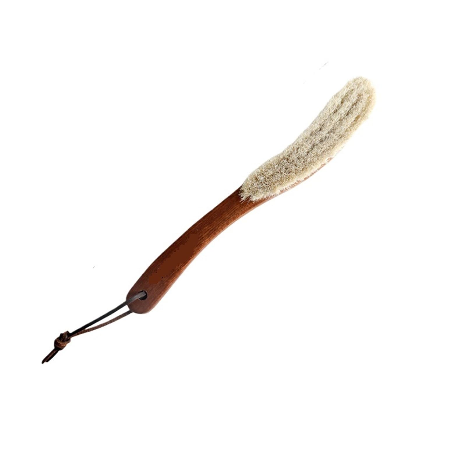 Horsehair brush Horsehair Bristles for Man Cashmere Coats Fur Sweaters Grooming(Brush4-White)