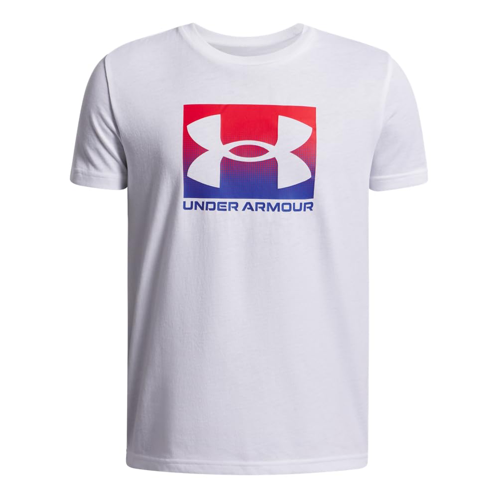 Under Armour Jungen Boxed Logo Short Sleeve T Shirt T-Shirt