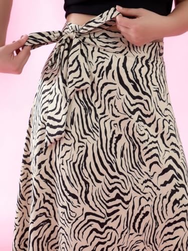 Image of Women's Boho Skirt High Low Split Summer Beach Midi Wrap Skirts
