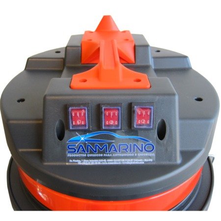 LIMPIARCOCHE.COM SANMARINO ASPIRADORA Profesional Polvo-Agua 3 Motores. 3000 WATIOS. Valida para LIMPIATAPICERIAS