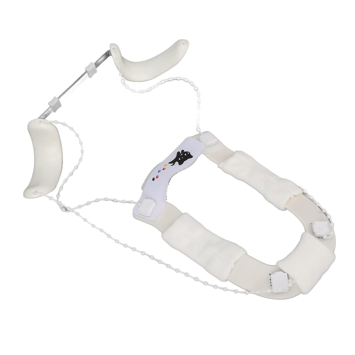 Pavlik Harness, Adjustable Wearable Type Beading Rope Reusable Baby Fixed Brace Soft Shoulder Straps Professional Hip Abduction Bracket Corrector Hip Abduction Bracket for Babies Under 12 Months