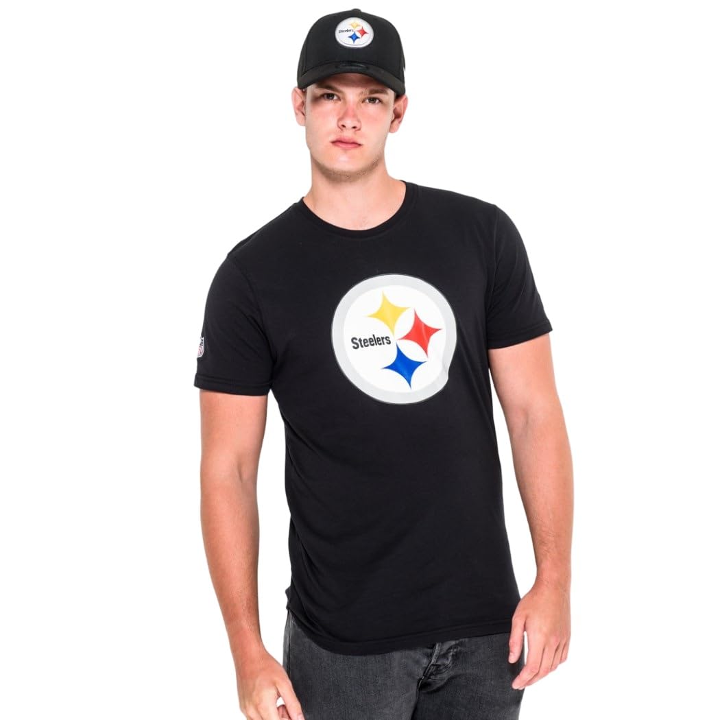 New Era Pittsburgh Steelers T-Shirt Maglietta da Uomo Uomo