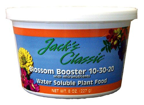 Jack's Classic Blossom Booster Water Soluble Plant Food, 10-30-20, 8 oz