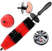SWAMINE Wheel Rim Brush, Soft Bristle Long Master Car Wheel Tire Detailing Car Washing Brush for Wheels Rims Exhaust Tips Vehicle Engine Motorcycles,No Scratches