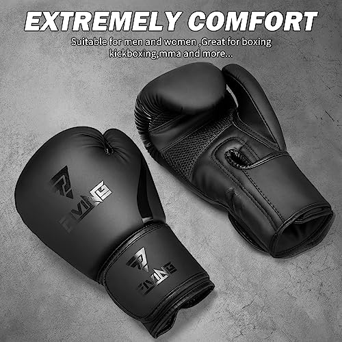 Boxing Gloves Men & Women, Pro Training Sparring, Pu Leather Mma Kickboxing, Adult Heavy Punching Bag Gloves Mitts Focus Pad Workout, Ventilated Palm, 8 10 12 Oz #TOP1