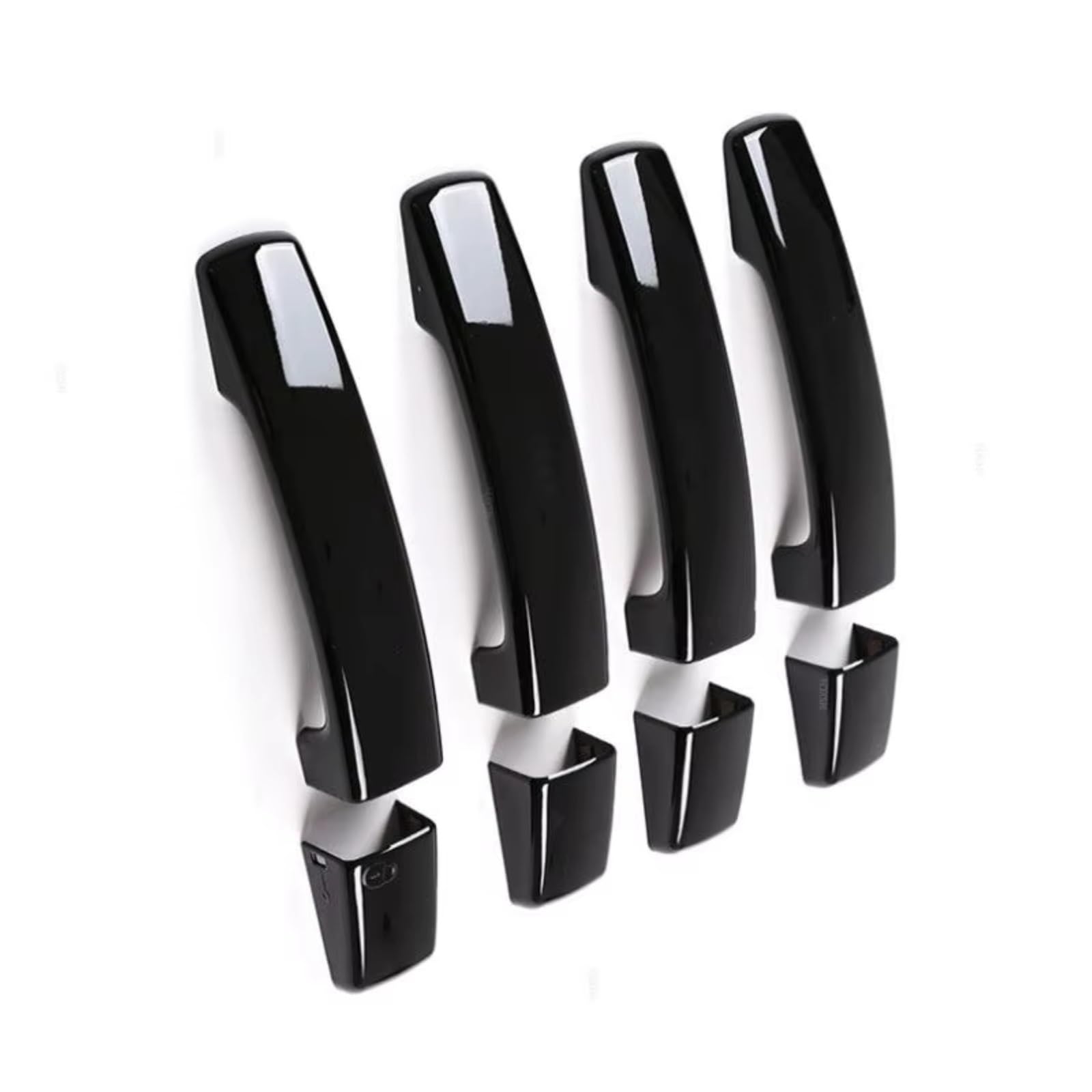 Zcxfdthf One Color Door Handle Covers Part Compatible With Land For Rover For Discovery Lr3 2005-2008 For Freelander 2 2005-2009 Car Exterior Door Handle Cover Trim Accessories Set