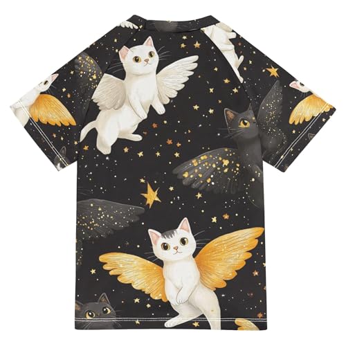Boys Rash Guard Swim Shirts Toddler Girls Short Sleeve Swimwear UPF 50+ Quick Dry Rashguard Shirt2