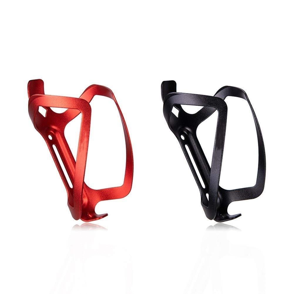 Adapter koszyka na bidon Ultralight MTB Rower szosowy Uchwyt na butelkę Stop aluminium Rower górski Koszyk na bidon Kolarstwo Uchwyty na bidon Akcesoria rowerowe (Rouge)