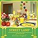 Colingmill 6 Pcs Street Sign Lamp Post Centerpiece Wooden Lamp Post with Street Party Sign Sticker for Toy Decor Friend Birthday Party Supplies Decoration(Yellow)