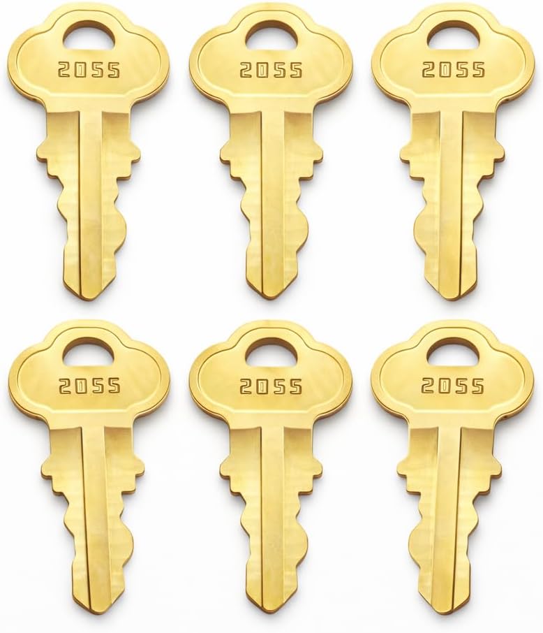 10-Pack 2055 Replacement Dispenser Keys Compatible with Bradley Washroom Dispensers, Replaces P10-526 / P15-398