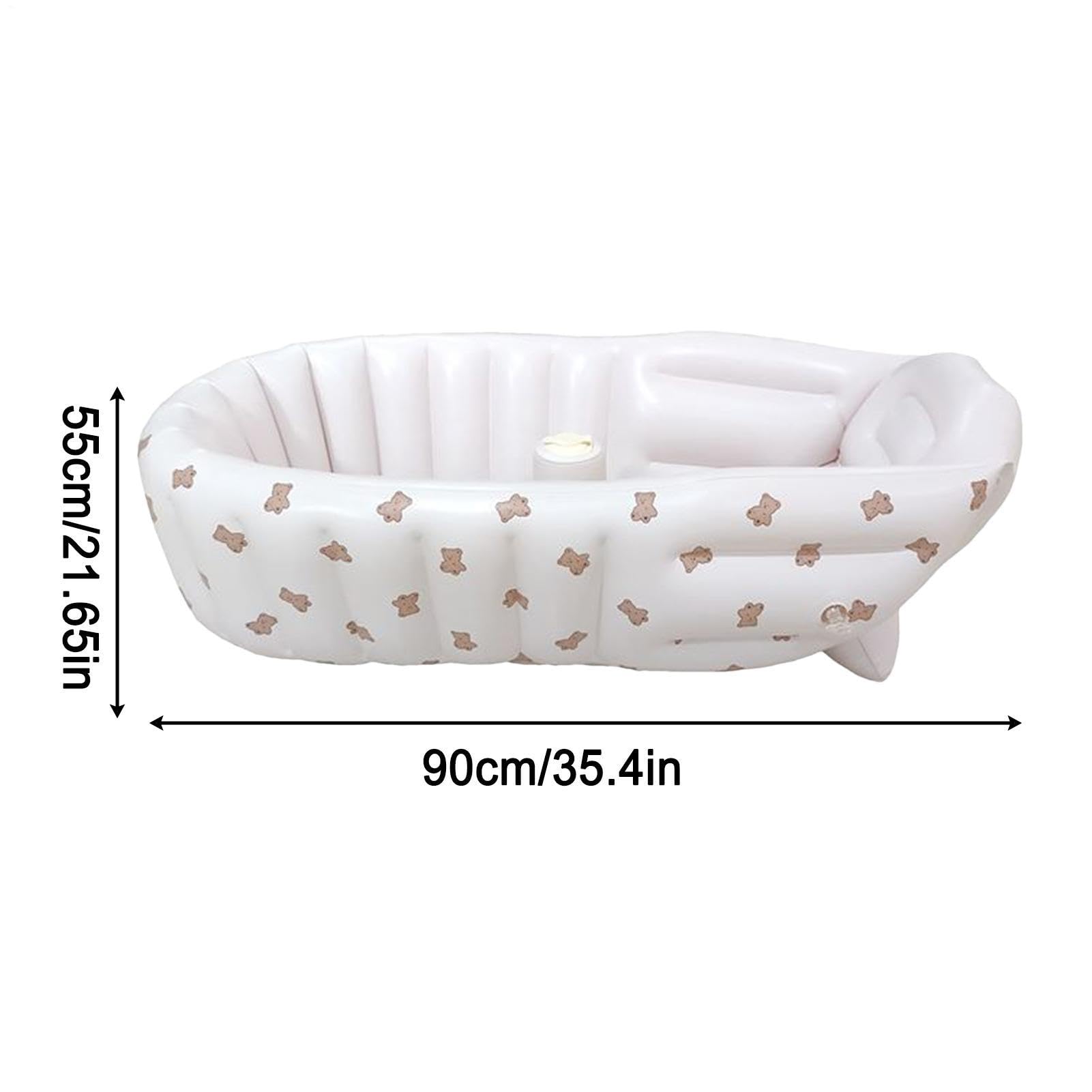 Bañera hinchable infantil Asiento Ergonómico Plegable Y Portátil Con