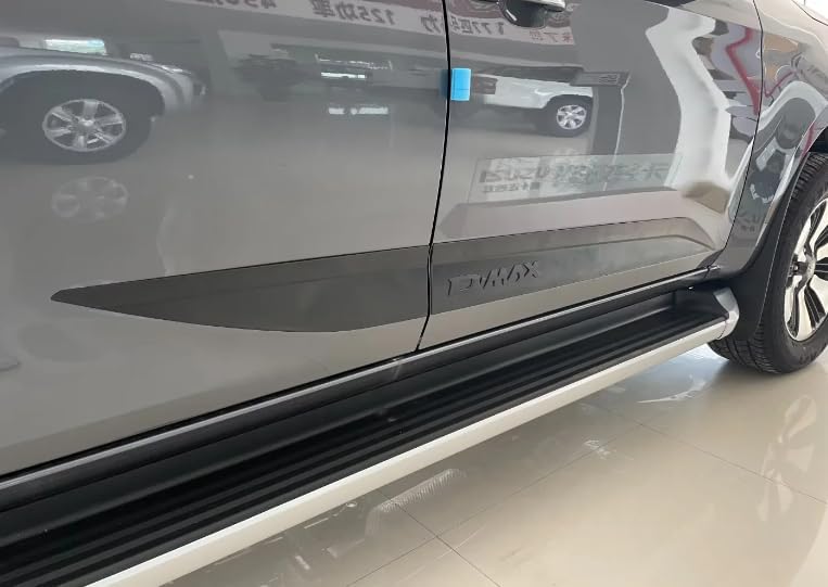 Door Body Side Molding Cover Trims for Isuzu D-MAX 2021 2022 2023 2024 2025 2026 Car Accessories ABS Matte Black