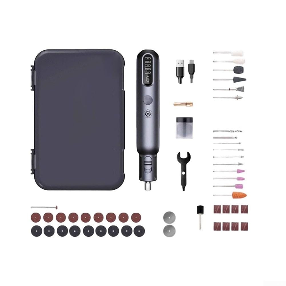 For Miniamoladora Inalámbrica 8V, 52 para accesorios, Pantalla LED