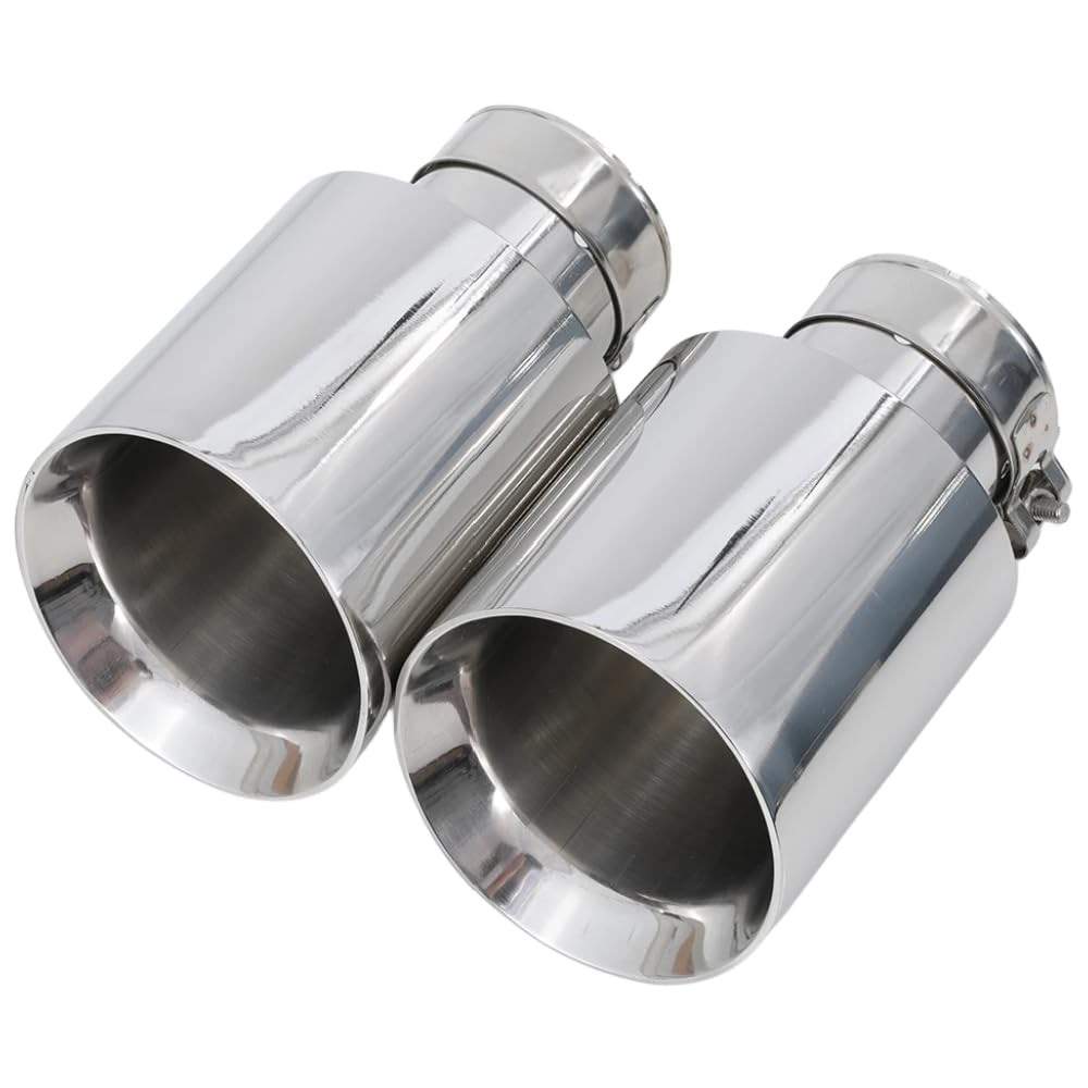 Vehicle Silencer Pasuje do BMW serii Mazdy VW tłumika skośnego rury samochodowej Benz Tłumik Samochodowy(60MM IN 76MM OUT)