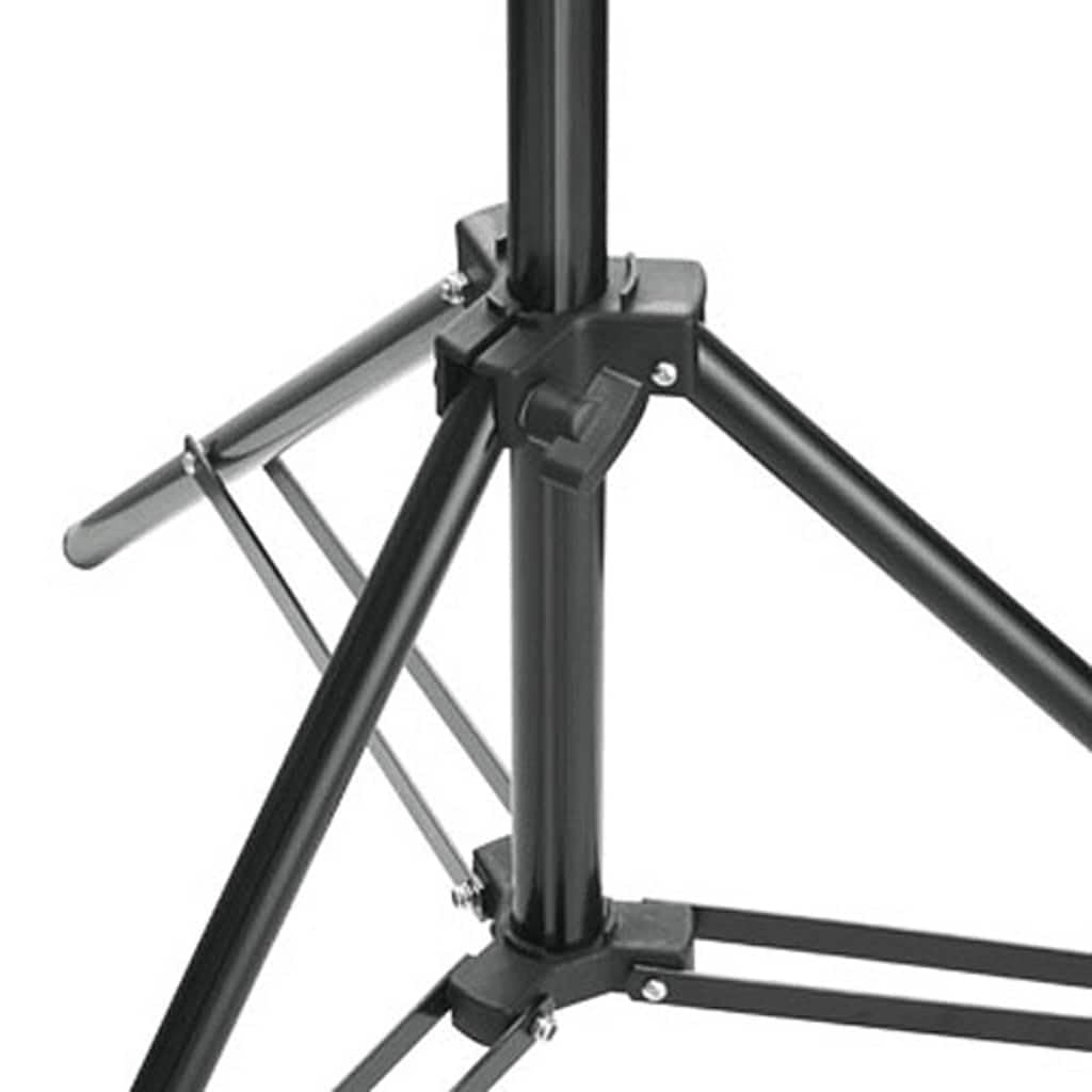 Supporto per lampada in alluminio per studio fotografico, regolabile da 78 a 210 cm, con borsa per il trasporto, treppiede stabile per lampade, stroboscopi e fotocamere