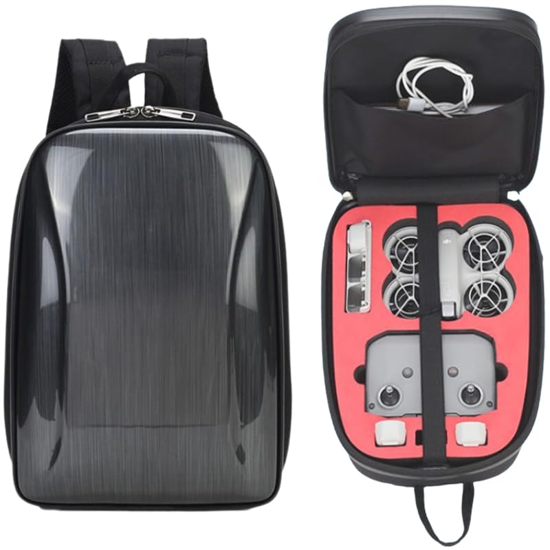 Coyktonty Backpack, Waterproof Travel Case Hard Shell Shoulder Bag for DJI Neo Fly More Combo, Compatibility DJI RC 2/RC-N3/N2 Controller