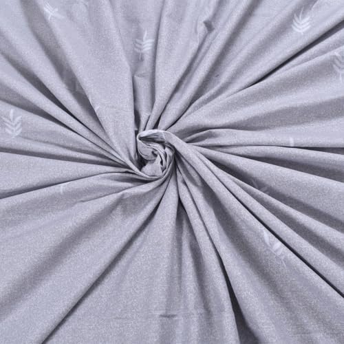 Image of Huesland by Ahmedabad Cotton 144 TC Cotton Elastic Fitted Bedsheet for Double Bed with 2 Pillow Covers | 60 x 78 inches