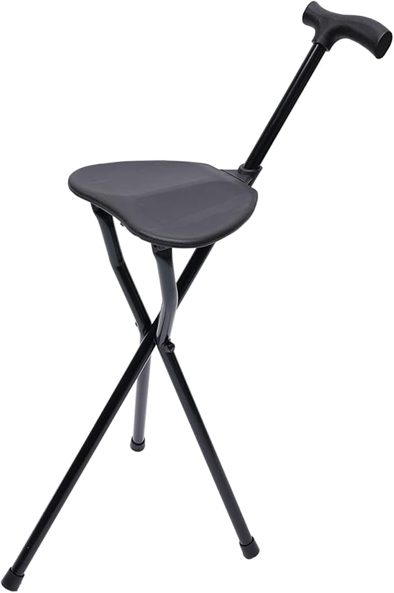 YIYIBYUS Folding Tripod Stools, Portable 3 Legs Tall