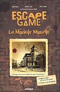 Couverture du livre de Escape game : le manoir maudit