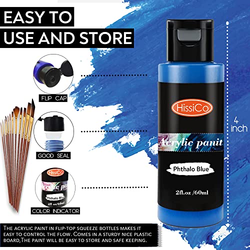 Acrylic-Paint-Set-of-36-Colors-2fl-oz-60ml-BottlesNon-Toxic-36-Colors-Acrylic-Paint-No-Fading-Rich-Pigment-for-Kids-Adults-Artists-Canvas-Crafts-Wood-Painting