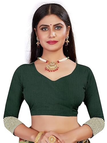 Yashika-Womens-Banarasi-Kanjivaram-Silk-Saree-with-Blouse-Material