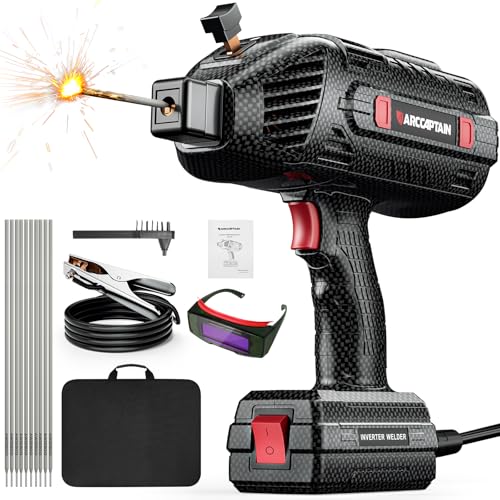 ARCCAPTAIN Stylish Handheld Welder, 110V Portable Welding Machine with IGBT Inverter, 120A Stick...