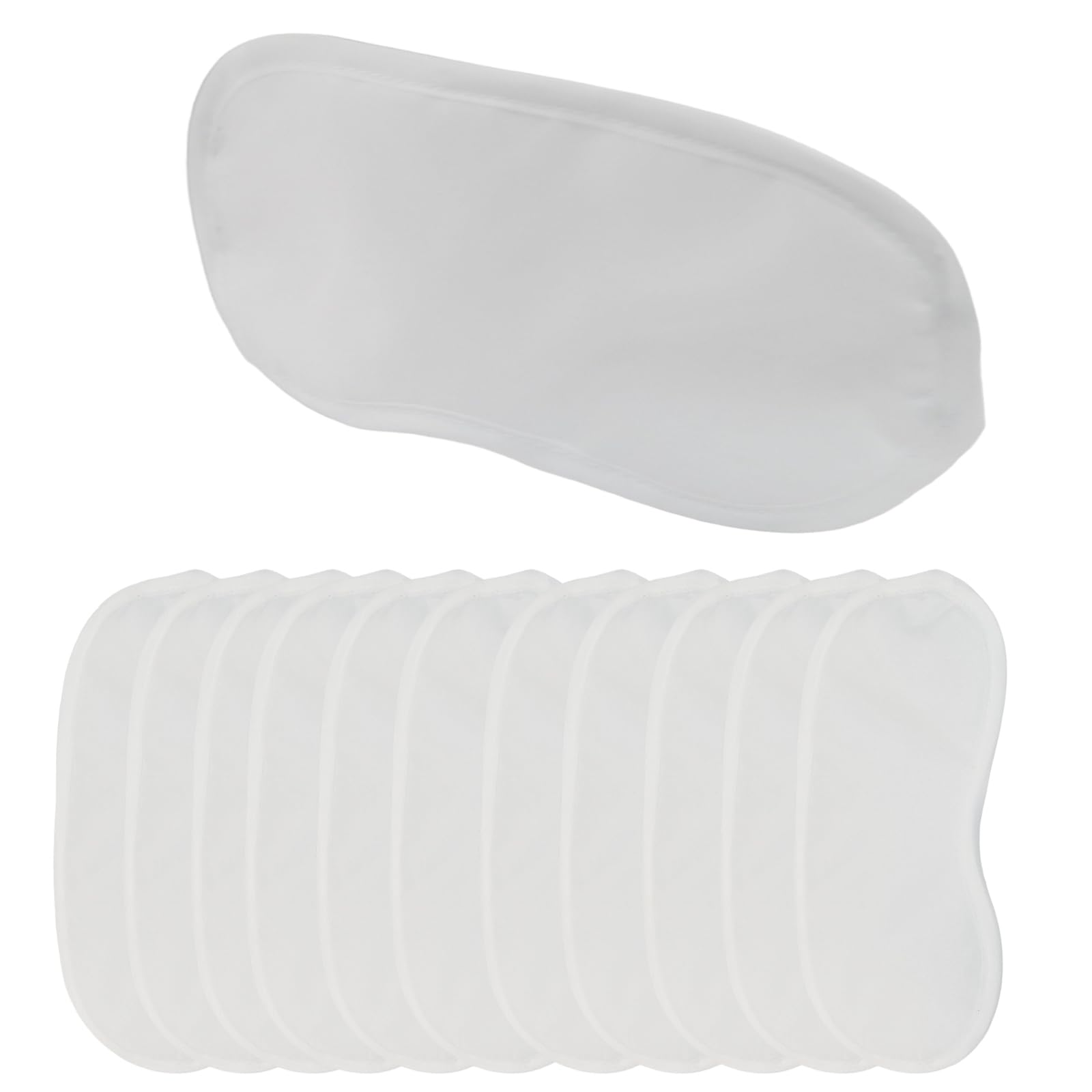 Verkelly 12 Pack Disposable Sleep Masks with Nose Pad Comfortable Blindfold Eye Cover for Travel Meditation and Naps