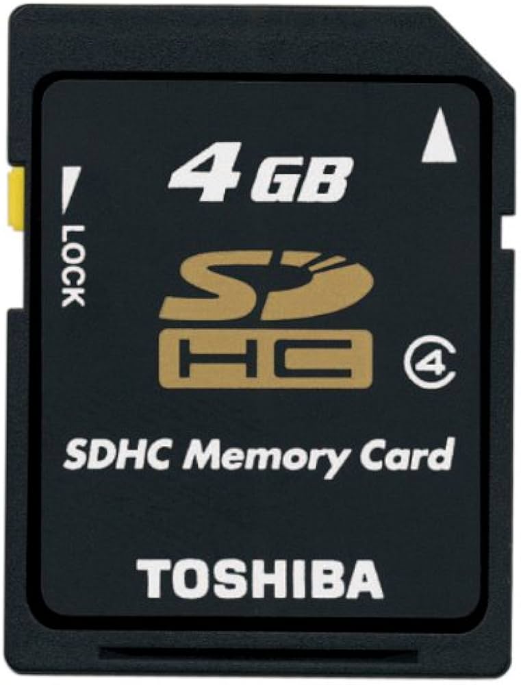 Amazon | TOSHIBA SDHCメモリカード Class4 4GB SD-E004G4 | 東芝