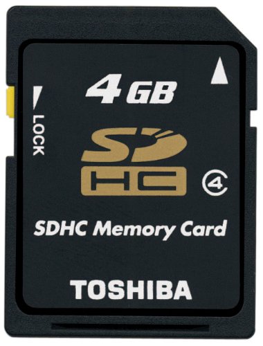 TOSHIBA SDHCメモリカード Class4 4GB SD-E004G4