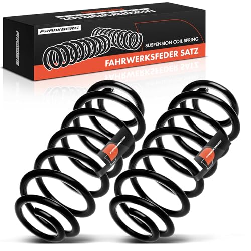 Frankberg 2x Federn Fahrwerksfeder Hinten Kompatibel mit T.o.u.r.a.n 1T1 1T2 2003-2010 T.o.u.r.a.n 1T3 2010-2015 Replace# 1K0511115BL