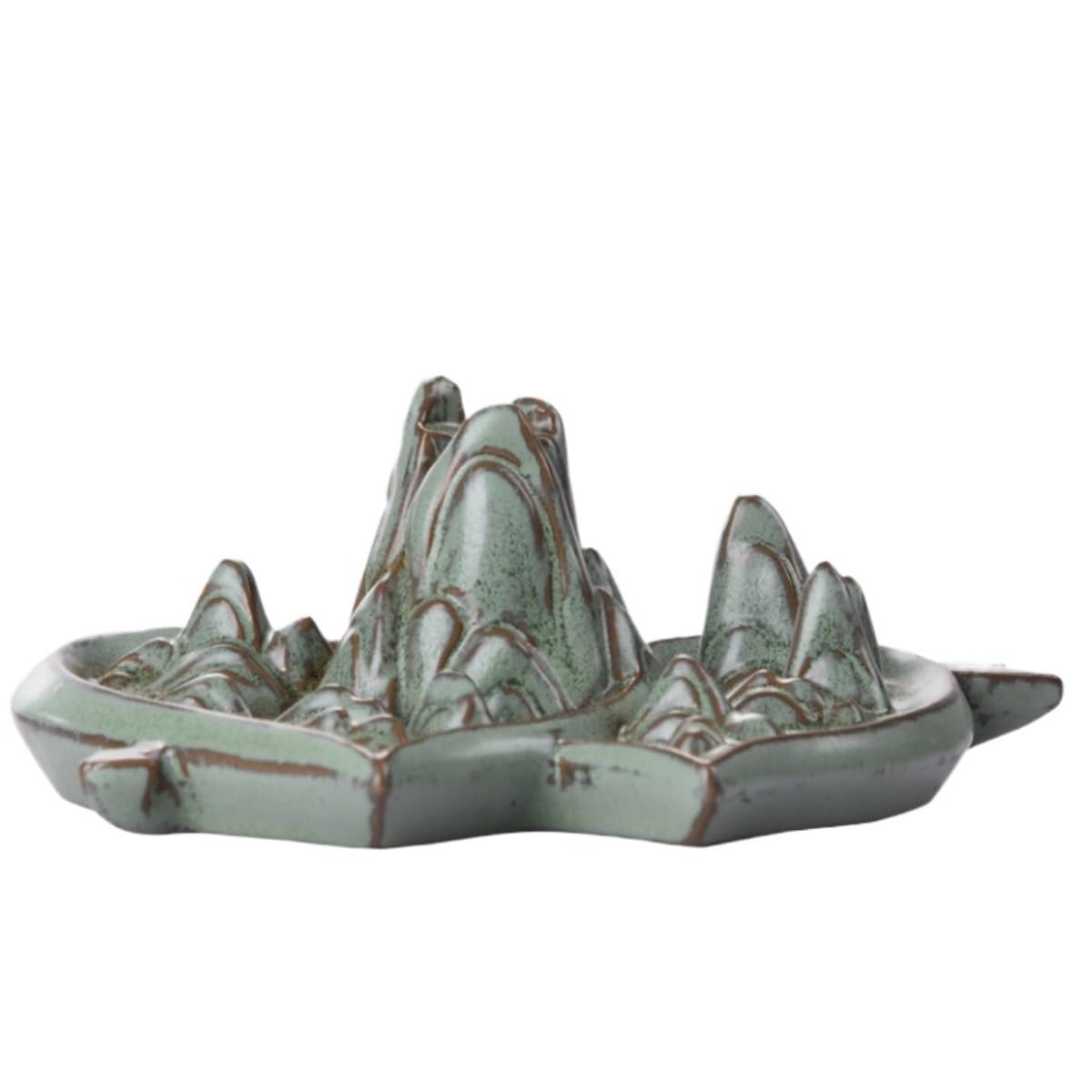 Incense Burner Backflow Incense Burner Sandalwood Ornaments Home Decor(Grün)