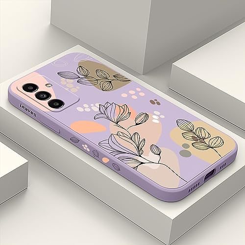 Coque Galaxy A13 5G antichoc avec motif fleurs Morandi