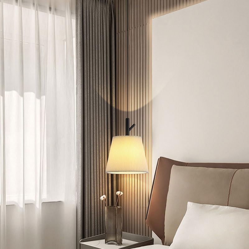 Lustre îlot de cuisine au design moderne avec abat-jour en tissu réglable