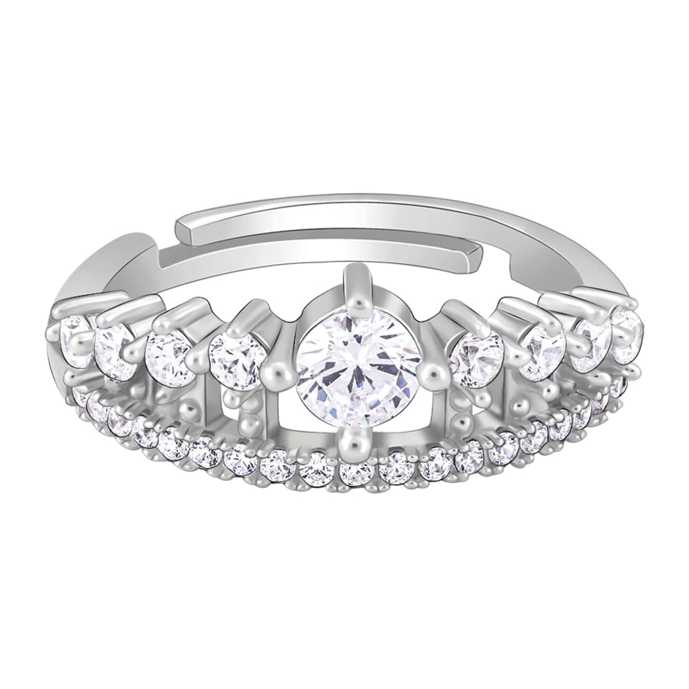 GIVA 925 Silver Queen Crown Ring,Adjustable|Rakhi Rakshabandhan Gift For Sister Bhabhi ,Gifts For Women&Girls,Pendant To Gift Women&Girls|With Certificate Of Authenticity&925 Stamp|6 Month Warranty (B08SMBZ1WW) Amazon Price History, Amazon Price Tracker