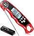 Cocoda Thermomètre Cuisine Digital, Thermomètre Cuisson à Lecture Instantanée 2S avec 4,7’’ Sonde Longue, Écran LCD Rétro-Éclairé, IPX6 Étanche & Aimant, Thermomètre Alimentaire pour BBQ, Pâtisserie