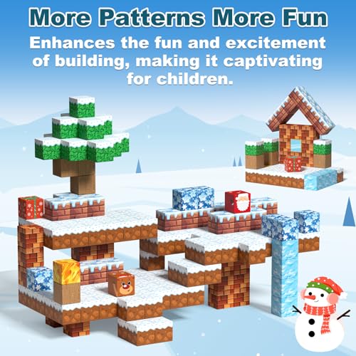 Image of Magnetic Blocks Kids Toys for Boys and Girls 3-5 5-7 Year Old, STEM Magnet Building Cubes for Toddler, Sensory Montessori Educational Toy for Children Development and Creativity