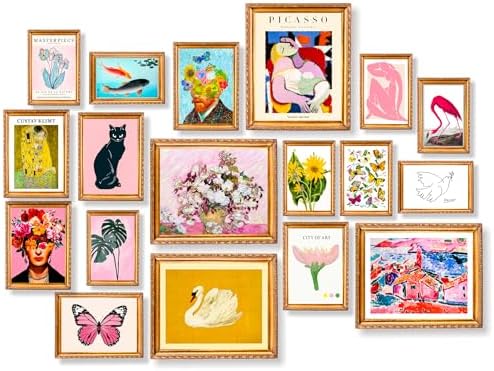 dazongweihan 18 PCS Colorful Eclectic Wall Art Decor, Maximalist ...