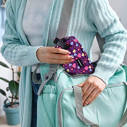 Lancheira congelável, saco de lanche congelável, mini bolsa térmica para viagem/trabalho/escola, peq