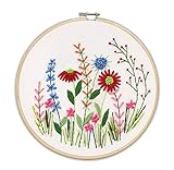 Cross Stitch Stamped Embroidery Kit - Eafior DIY Beginner Counted Starter Cross Stitch Kit for Art Craft Handy Sewing