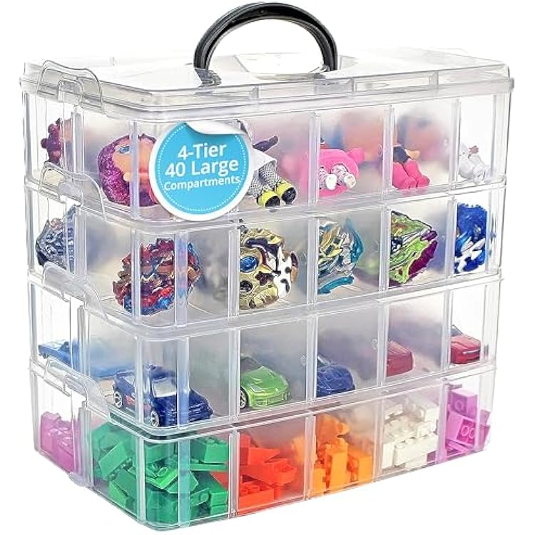 Adjustable Toy Organizer with 40 Compartments Jamaica Ubuy