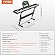VEVOR E Piano 88 Tasten Faltbares Digital Piano Bluetooth MIDI tragbares elektronisches digitales Klappklavier mit Ständer Sustain-Pedaltasche berührungsempfindliche Tasten, wiederaufladbar schwarz